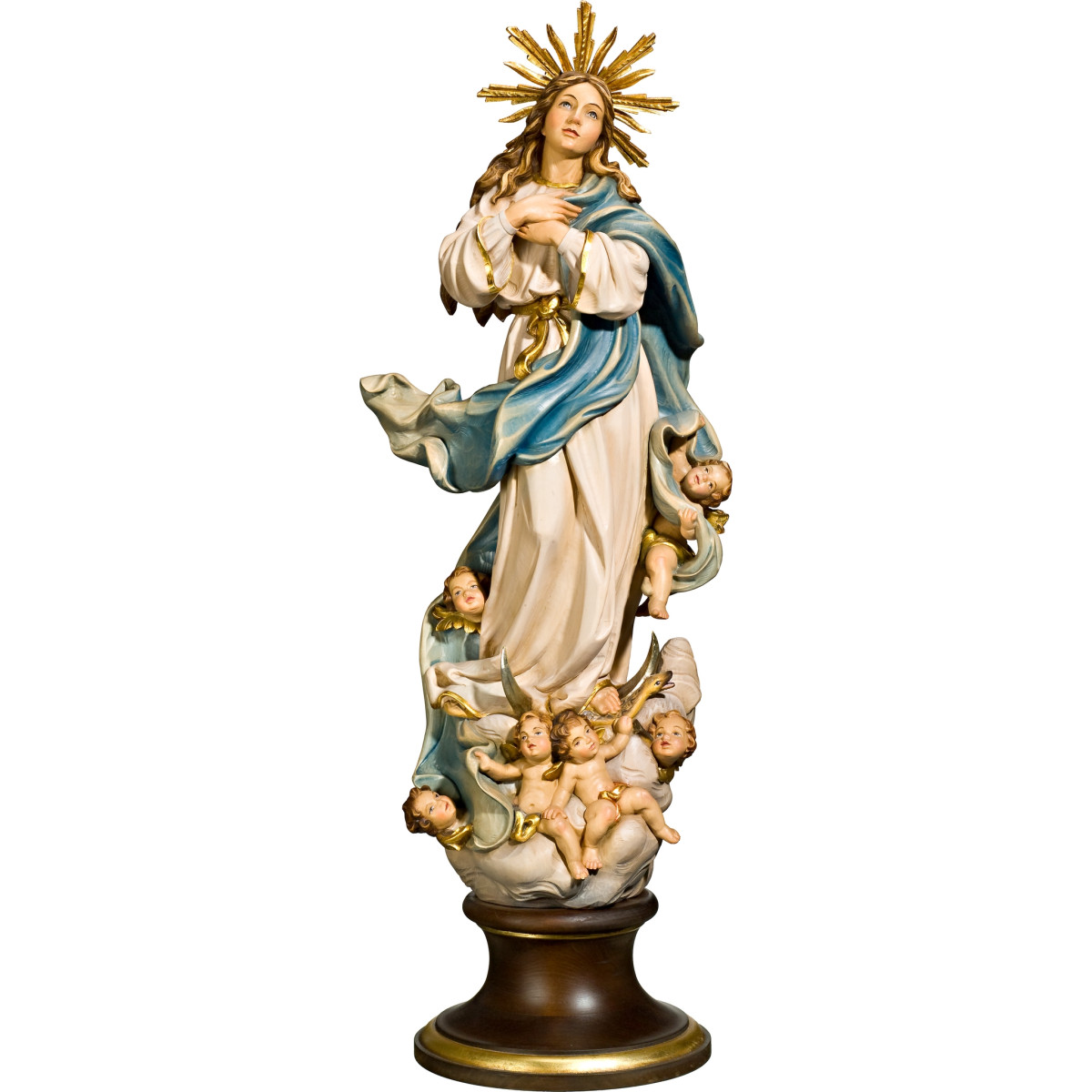 Virgen de la Purísima Concepción con aureola